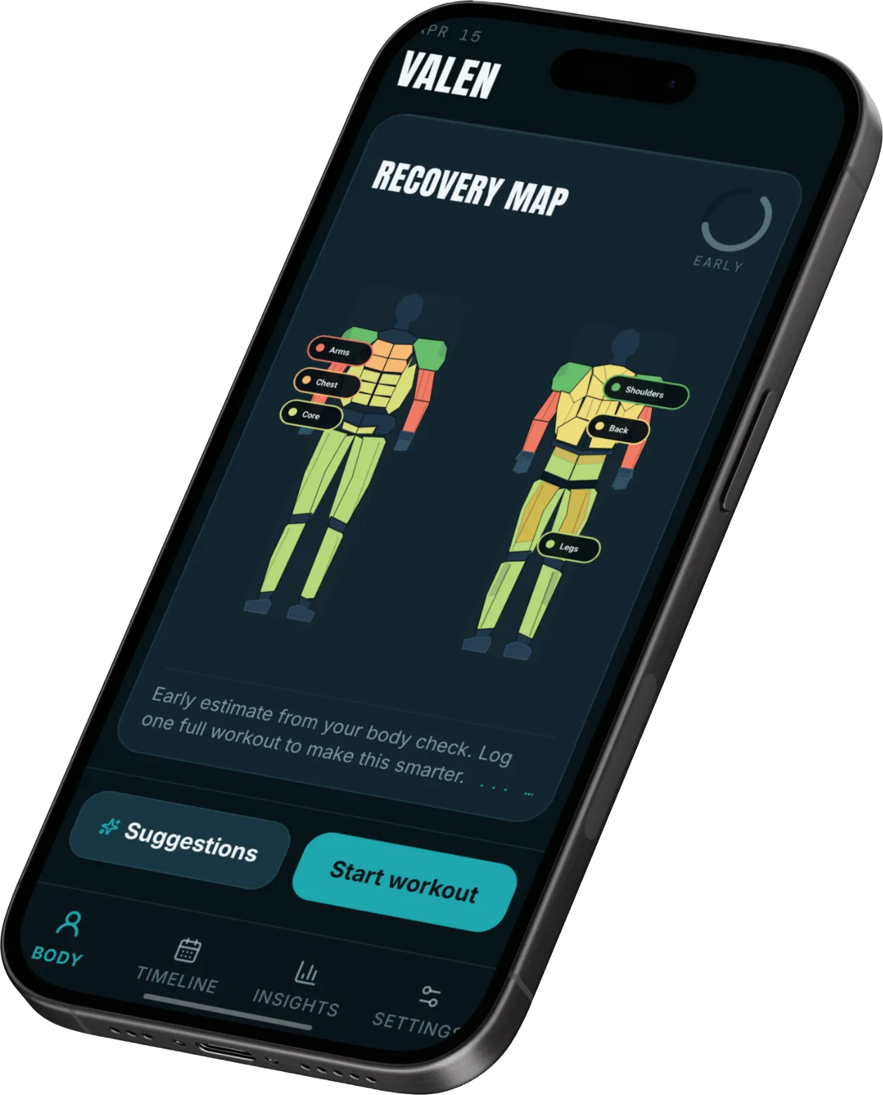 Valen recovery map screenshot